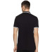 Symbol Men's Black Cotton Rich Solid Polo Tshirt