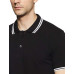 Symbol Men's Black Cotton Rich Solid Polo Tshirt