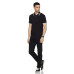 Symbol Men's Black Cotton Rich Solid Polo Tshirt