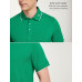 Symbol Premium Men's Cotton Stretch Solid Polo T-Shirt (Regular Fit | Pique Knit)